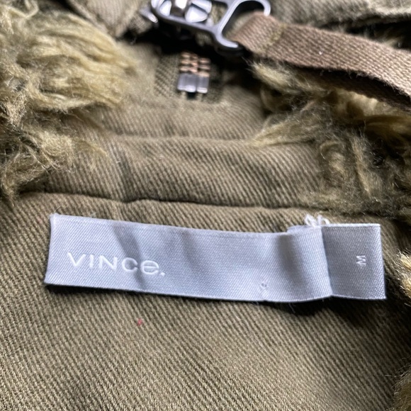 Vince Olive Military Parka Women’s Sz Med - Picture 7 of 7